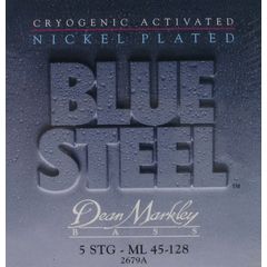 Струны для бас-гитары Dean Markley 2679A Blue Steel NPS 45-128 5-Strings