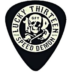 Медиатор Dunlop L15R.60 Lucky 13 Speed Demon .60