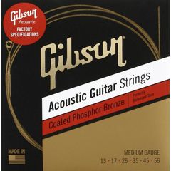 Струны для акустической гитары Gibson SAG-CPB13 Coated Phosphor Bronze Medium 13-56