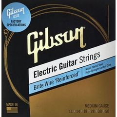 Струны для электрогитары Gibson SEG-BWR11 Brite Wire Reinforced Medium 11-50
