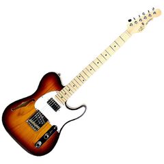 Полуакустическая гитара G&L ASAT Classic Bluesboy Semi-Hollow 3-Tone Sunburst MP