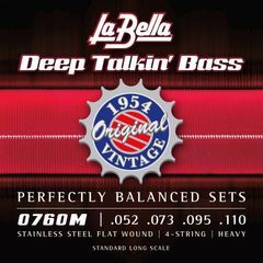 Струны для бас-гитары La Bella 0760M Deep Talkin' Bass