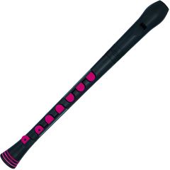 Блокфлейта Nuvo Recorder+ German Black/Pink