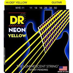 Струны для электрогитар DR HiDef Yellow NYE-11 11-50