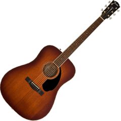 Гитара электроакустическая Fender PD-220E Mahagony Aged Cognac Burst