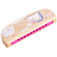 Губная гармошка Bee DF16W Pink