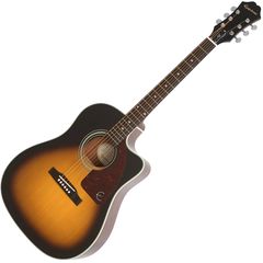 Гитара электроакустическая Epiphone J-15 EC Deluxe Vintage Sunburst