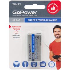 Батарейка GoPower 00-00017863 6LR61