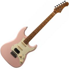 Электрогитара Jet JS-400 PK, Цвет: Розовый, Материал накладки грифа: Обожженный клен
