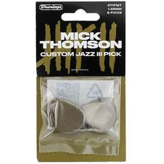 Набор медиаторов Dunlop 471PMT Mick Thomson Custom Jazz III