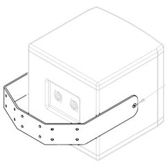 Держатель для акустической системы DS Proaudio CX106 U-bracket WH