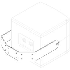 Держатель для акустической системы DS Proaudio CX108 U-bracket WH