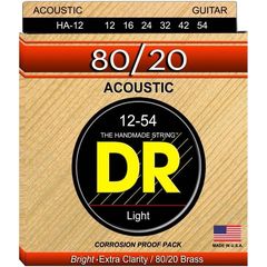 Струны для акустической гитары DR Hi-Beam HA-12 12-54