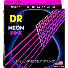 Струны для акустической гитары DR Neon NPA-12 12-54