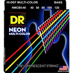 Струны для бас-гитары DR Neon NMCB5-40 40-120