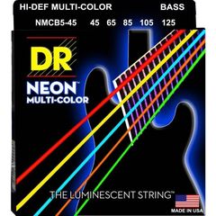 Струны для бас-гитары DR Neon NMCB5-45 45-125
