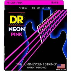 Струны для бас-гитары DR Neon NPB-50 50-110