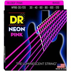 Струны для бас-гитары DR Neon NPB6-30/120 30-120