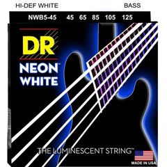 Струны для бас-гитары DR Neon NWB5-45 45-125
