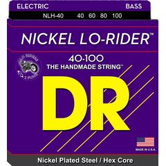 Струны для бас-гитары DR Nickel Lo-Rider NLH-40 40-100