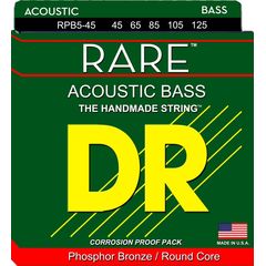 Струны для акустической бас-гитары DR Rare RPB5-45 45-125