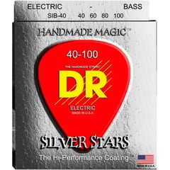 Струны для бас-гитары DR Silver Stars SIB-40 40-100