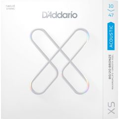 Струны для 12-струнной гитары D'Addario XSABR1047-12 10-47