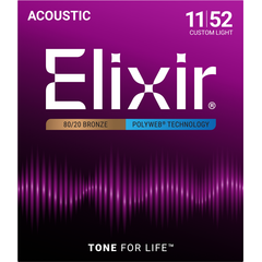 Струны для акустической гитары Elixir 11025 11-52