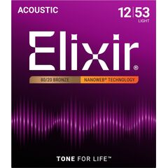 Струны для акустической гитары Elixir 11052 12-53