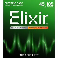 Струны для бас-гитары Elixir 14087 45-105 4-Strings