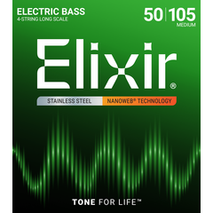 Струны для бас-гитары Elixir 14702 50-105 4-String