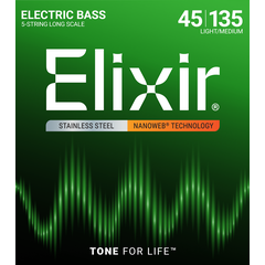 Струны для бас-гитары Elixir 14782 45-135 5-String