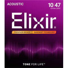 Струны для акустической гитары Elixir 16002 10-47