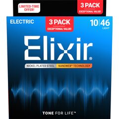 Струны для электрогитары Elixir 16567 10-46 Bonus Set
