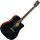 Гитара трансакустическая Kepma EDCE PLUS-K10PRO Black Matt, Цвет: Черный