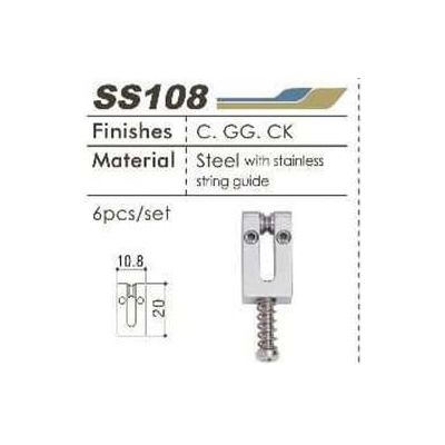 Набор сёдл для бриджа (6 шт.) Gotoh SS108C хром