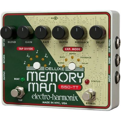 Педаль эффектов Electro-Harmonix Deluxe Memory Man Tap Tempo 550