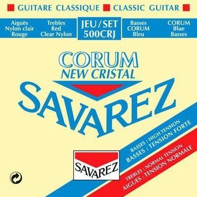 Струны для классической гитары Savarez 500CRJ New Cristal Corum Forte Normale