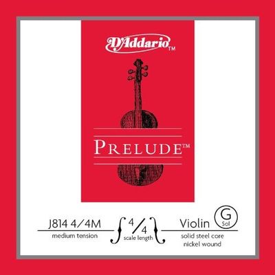 Струна для скрипки D'addario J814 4/4M G