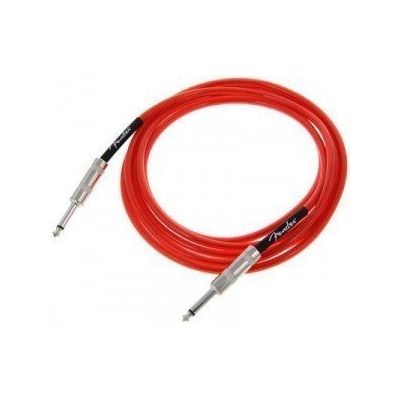 Кабель инструментальный Fender 18" California Cable Candy Apple Red