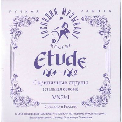 Струны для скрипки Господин Музыкант VN291 Etude 1/2
