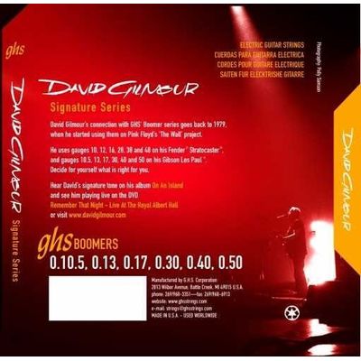 Струны для электрогитары GHS David Gilmour Signature GB-DGG, изображение 2