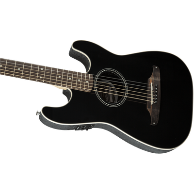 Гитара электроакустическая Fender Stratacoustic Black, изображение 3