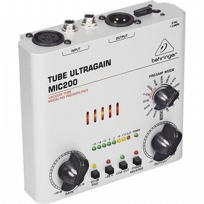 Микрофонный предусилитель Behringer MIC200 Tube Ultragain, изображение 4