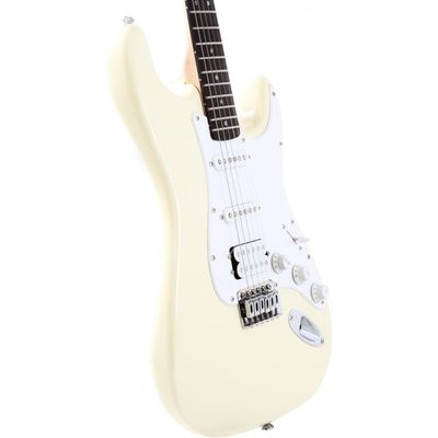Электрогитара Fender Squier Bullet Stratocaster With Tremolo LRL Arctic White, изображение 2