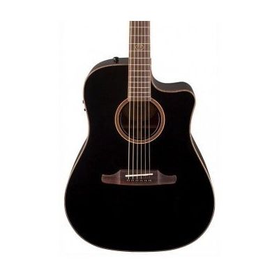 Гитара электроакустическая Fender F-1020SCE Dreadnought Black, изображение 3