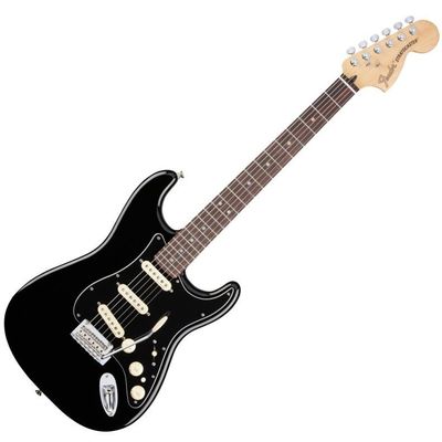 Электрогитара Fender Deluxe Stratocaster - Black with Rosewood Fingerboard