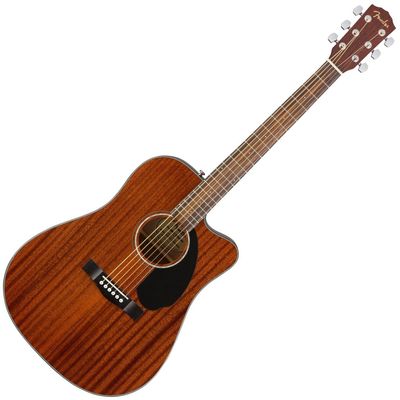 Гитара электроакустическая Fender CD-60SCE All Mahagony