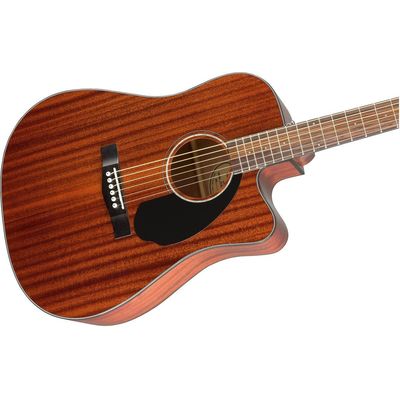 Гитара электроакустическая Fender CD-60SCE All Mahagony, изображение 3