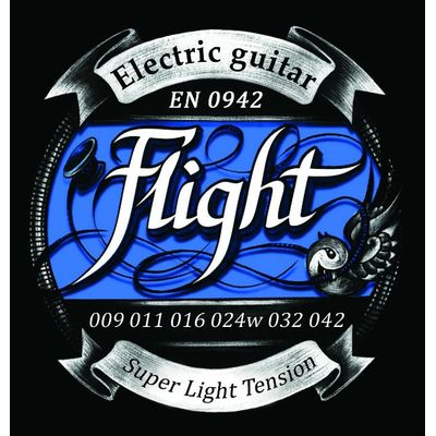 Струны для электрогитары Flight EN0942 9-42